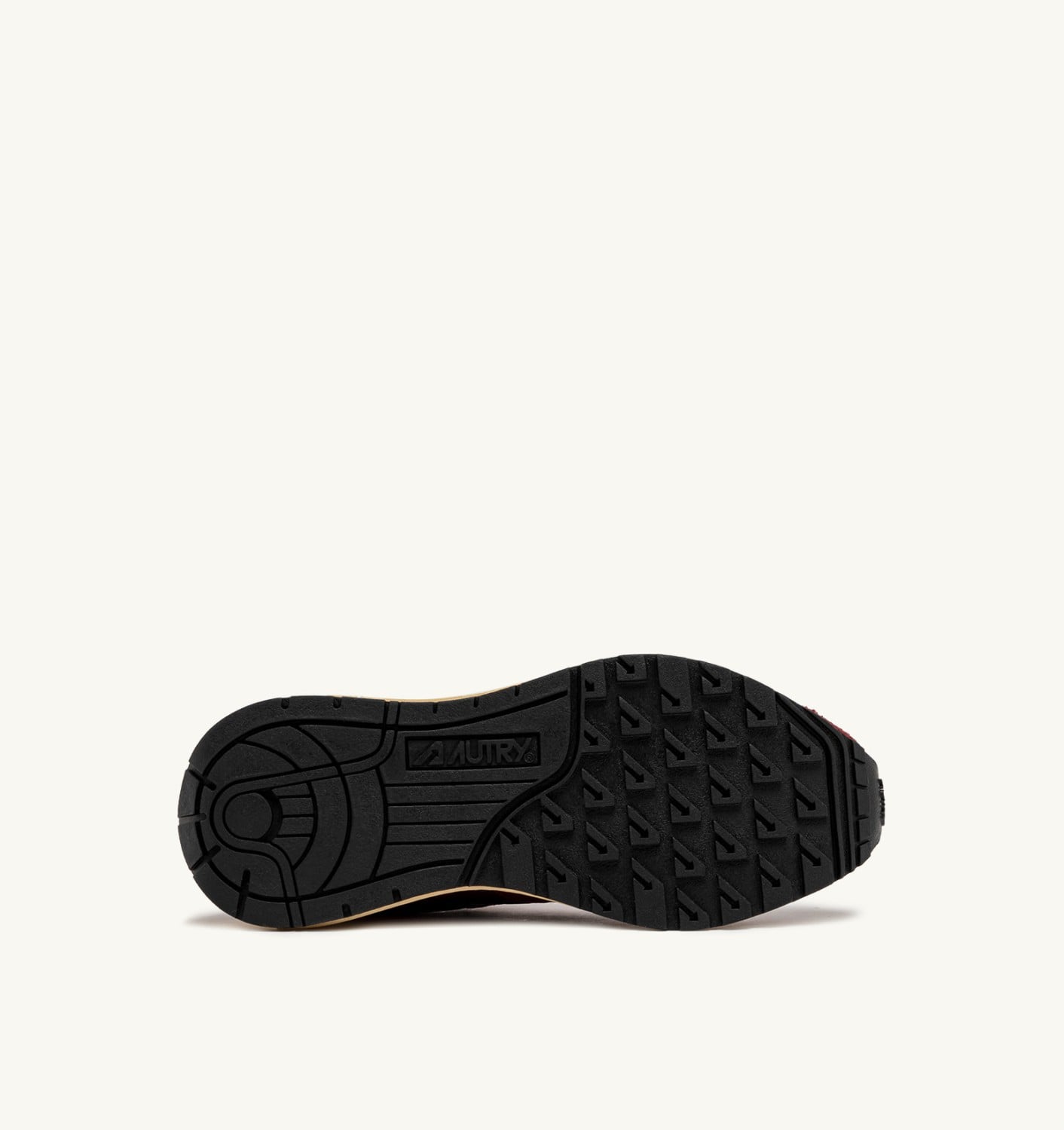REELWIND LOW SNEAKERS IN NYLON SUEDE AND LEATHER COLOR ROUNGE AND CORDOVAN