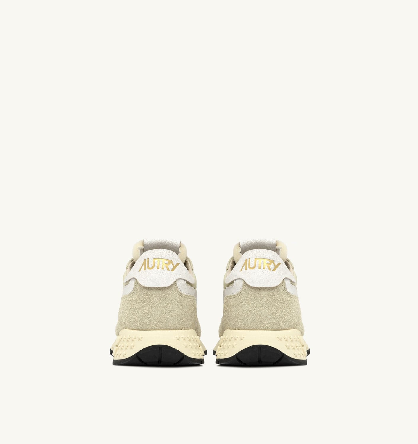 REELWIND LOW SNEAKERS IN HAY NYLON AND SUEDE