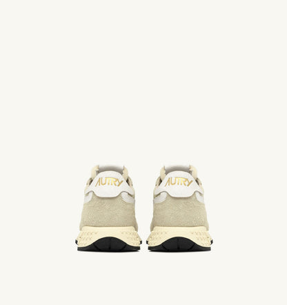 REELWIND LOW SNEAKERS IN HAY NYLON AND SUEDE