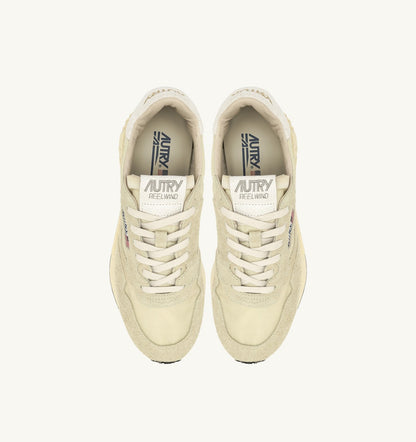 REELWIND LOW SNEAKERS IN HAY NYLON AND SUEDE