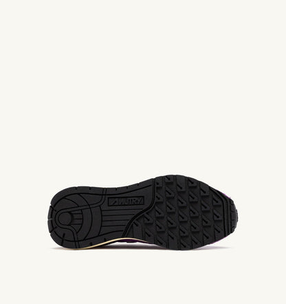 REELWIND LOW SNEAKERS IN WHITE AND DEWBERRY NYLON AND SUEDE