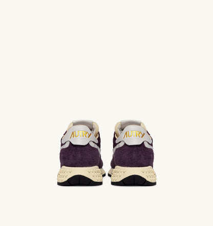REELWIND LOW SNEAKERS IN WHITE AND WINTER BLOOM NYLON AND SUEDE