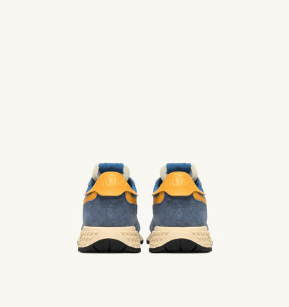 REELWIND LOW SNEAKERS IN NYLON AND SUEDE COLOR CENBLE AND GOLD FUSION