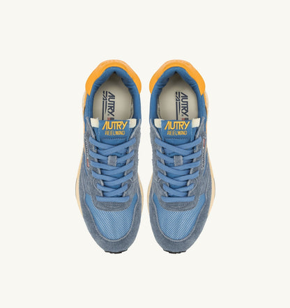 REELWIND LOW SNEAKERS IN NYLON AND SUEDE COLOR CENBLE AND GOLD FUSION