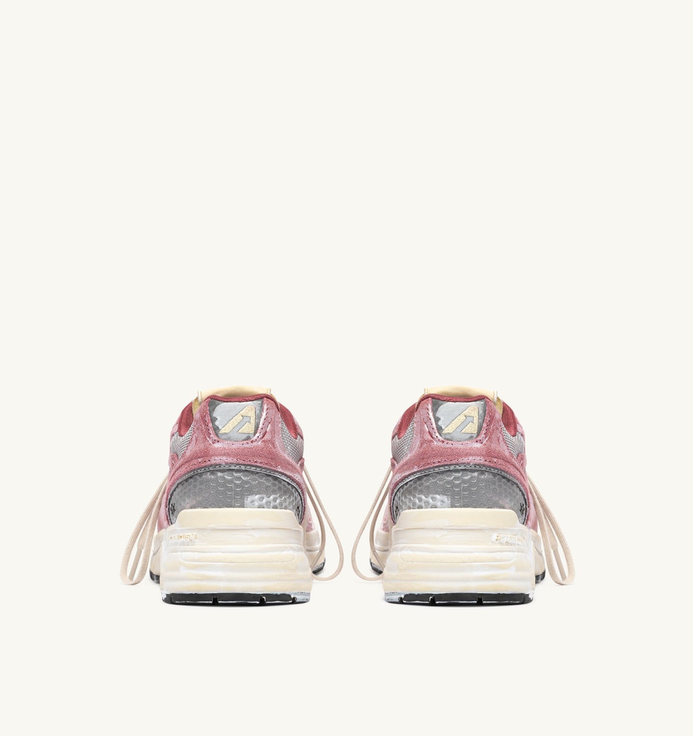 HYPERWAY SUPER VINTAGE SNEAKERS IN BABOL AND SILVER SUEDE