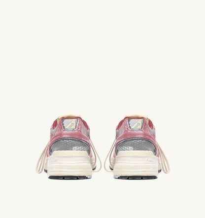 HYPERWAY SUPER VINTAGE SNEAKERS IN BABOL AND SILVER SUEDE