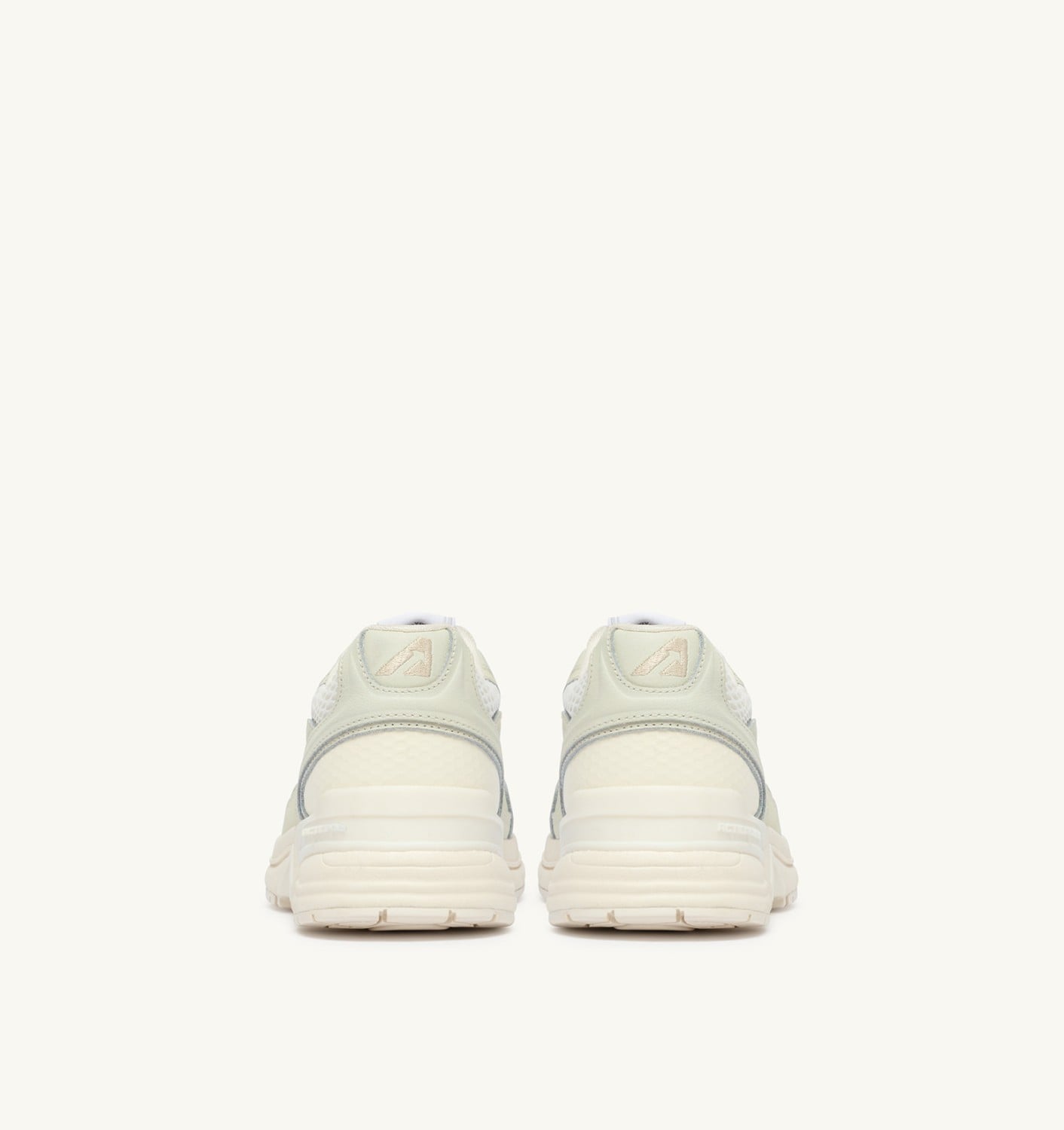 HYPERWAY SNEAKERS IN WHISPER WHITE NAPA LEATHER AND MESH