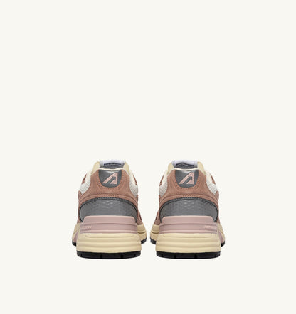 HYPERWAY SNEAKERS IN SILK AND WHITE SUEDE AND MESH