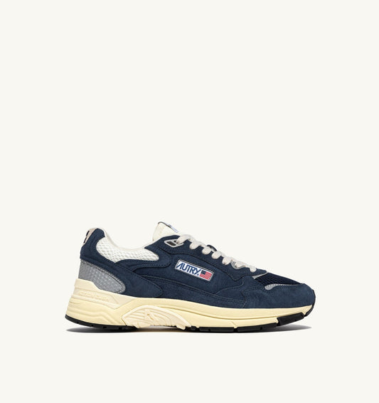 HYPERWAY SNEAKERS IN BLUETTE AND MARSHMALLOW MESH AND SUEDE