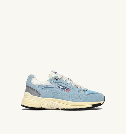 HYPERWAY SNEAKERS IN PORTOFINO AND MARSHMALLOW MESH AND SUEDE