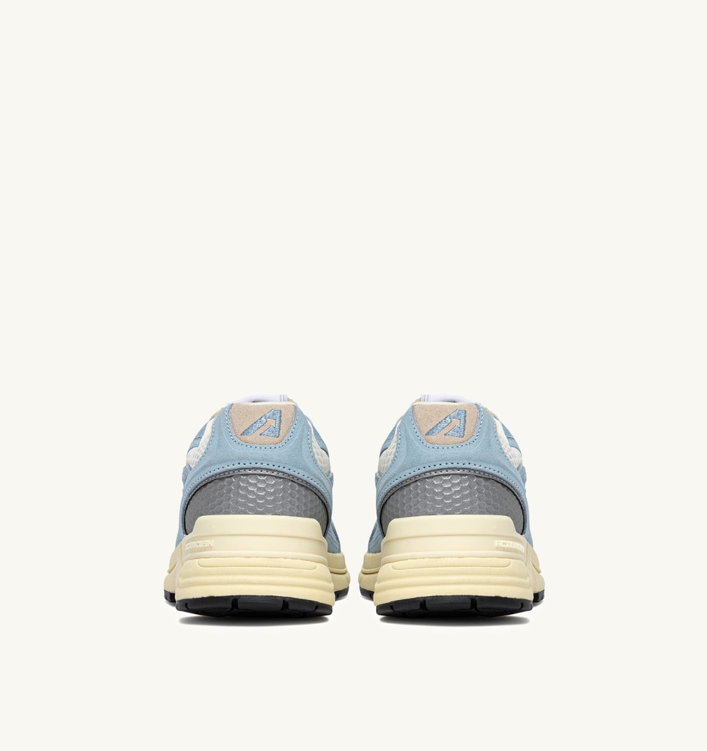 HYPERWAY SNEAKERS IN PORTOFINO AND MARSHMALLOW MESH AND SUEDE