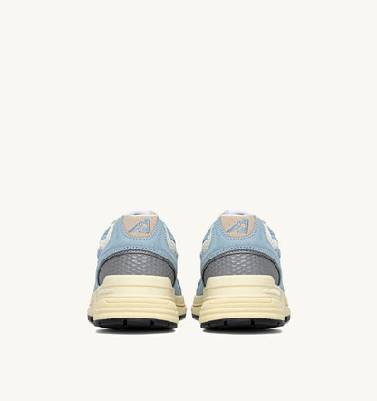 HYPERWAY SNEAKERS IN PORTOFINO AND MARSHMALLOW MESH AND SUEDE