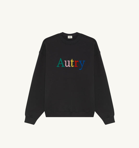 SWEATSHIRT WITH MULTICOLOR LOGO UNISEX