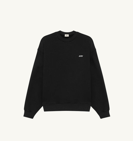 CREWNECK SWEATSHIRT WITH EMBROIDERED LOGO FOR WOMAN