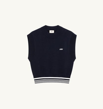 KNITTED VISCOSE TOP WOMAN