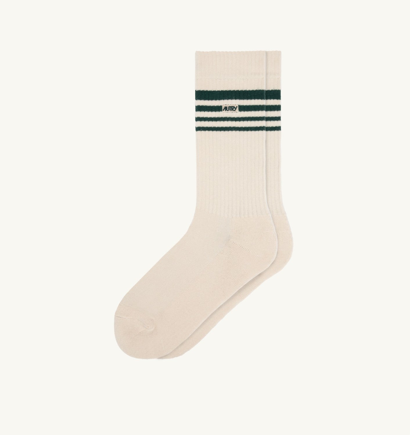 JACQUARD SOCKS WITH LOGO AND STRIPES UNISEX