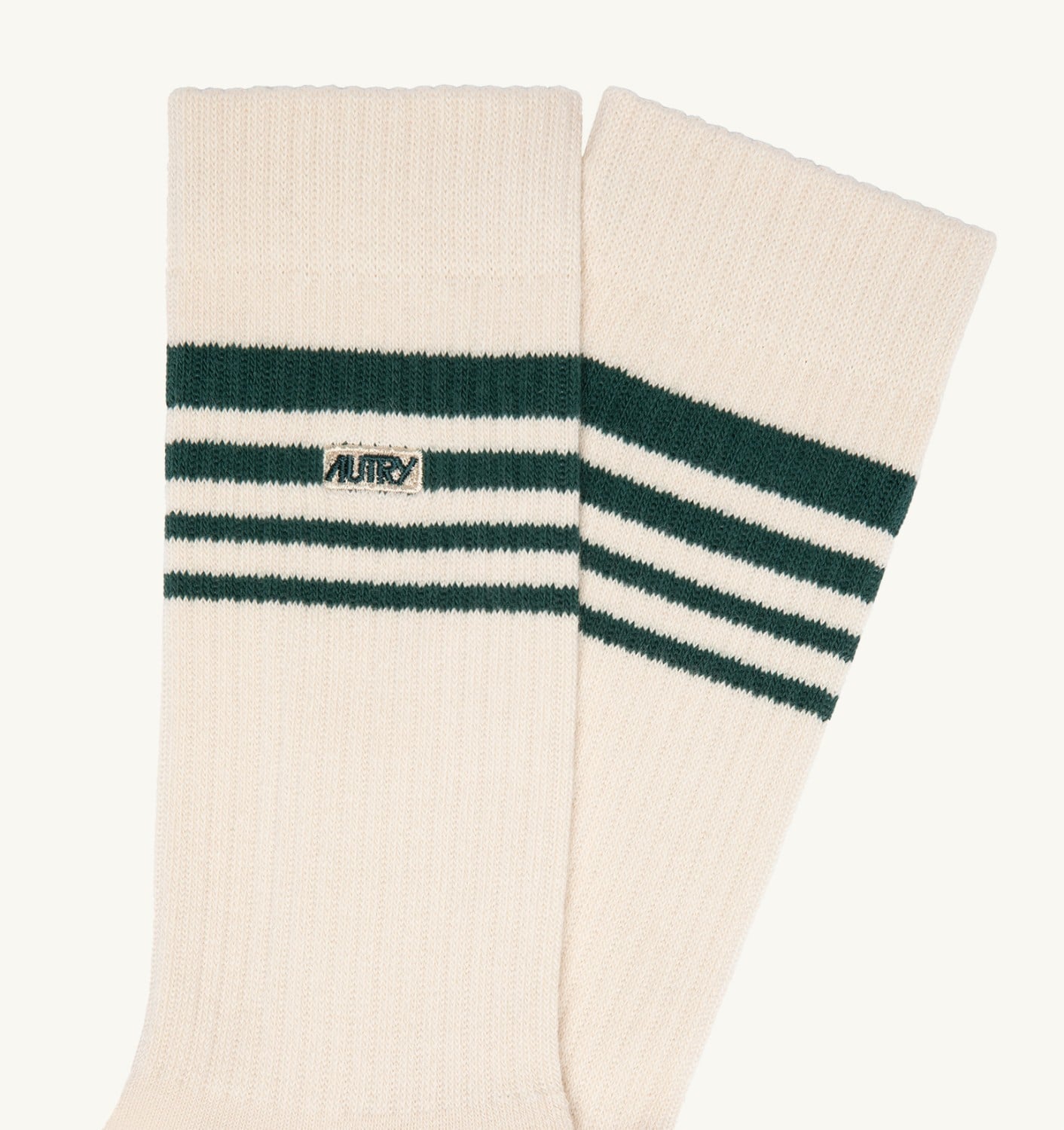 JACQUARD SOCKS WITH LOGO AND STRIPES UNISEX