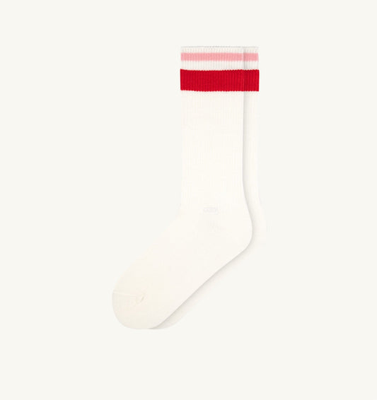 SOCKS WITH LOGO AND STRIPES UNISEX