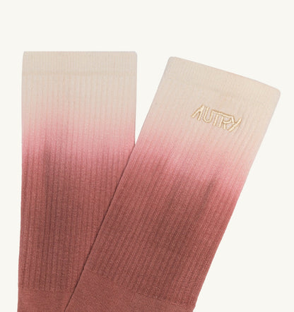 TIE-DYE SOCKS WITH EMBROIDERED LOGO UNISEX