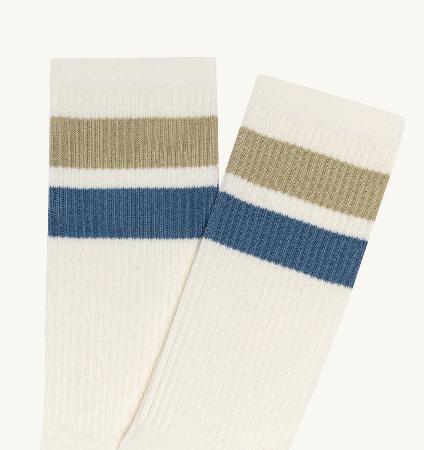 STRIPED JACQUARD LOGO SOCKS UNISEX