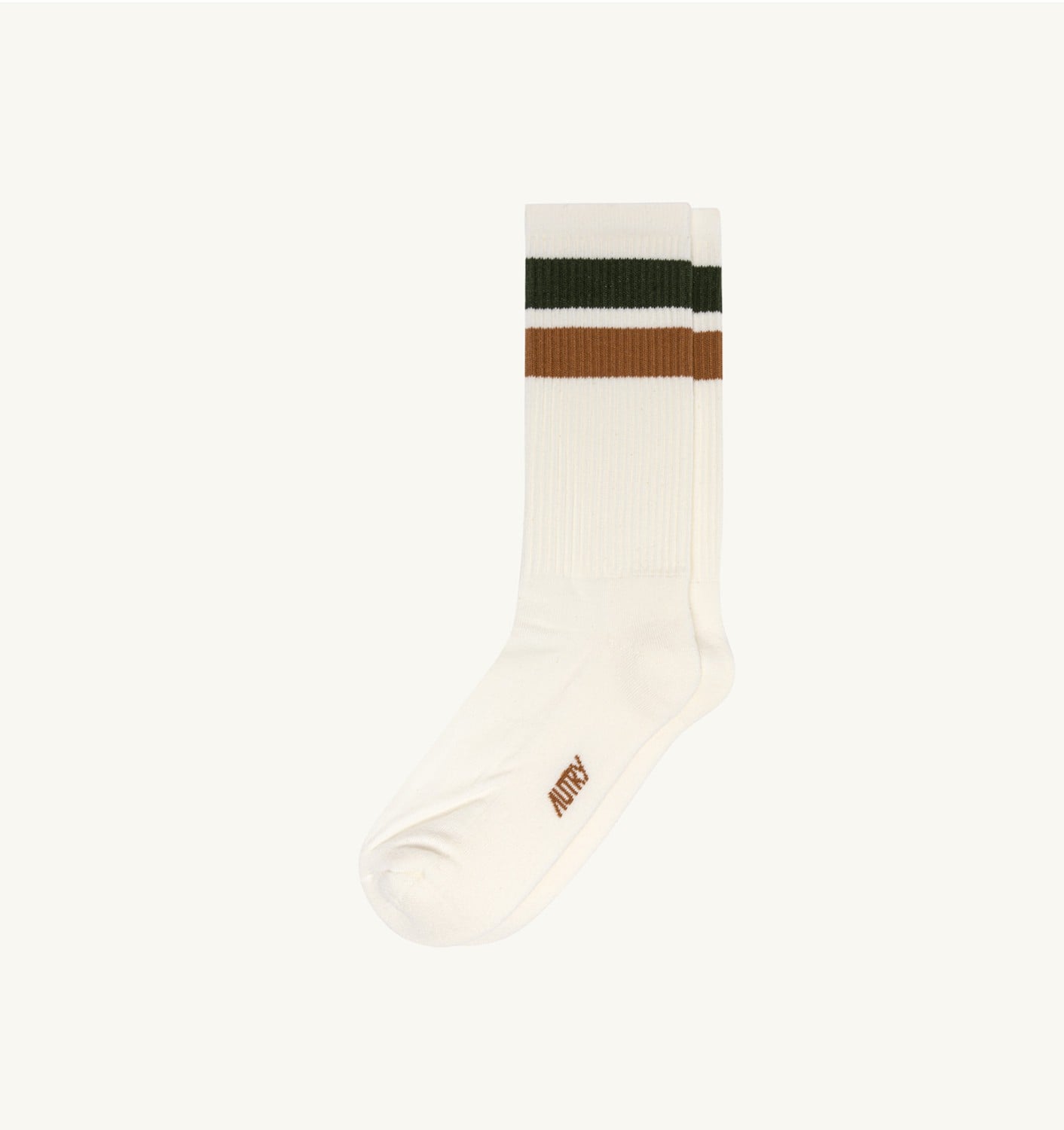 STRIPED JACQUARD LOGO SOCKS UNISEX