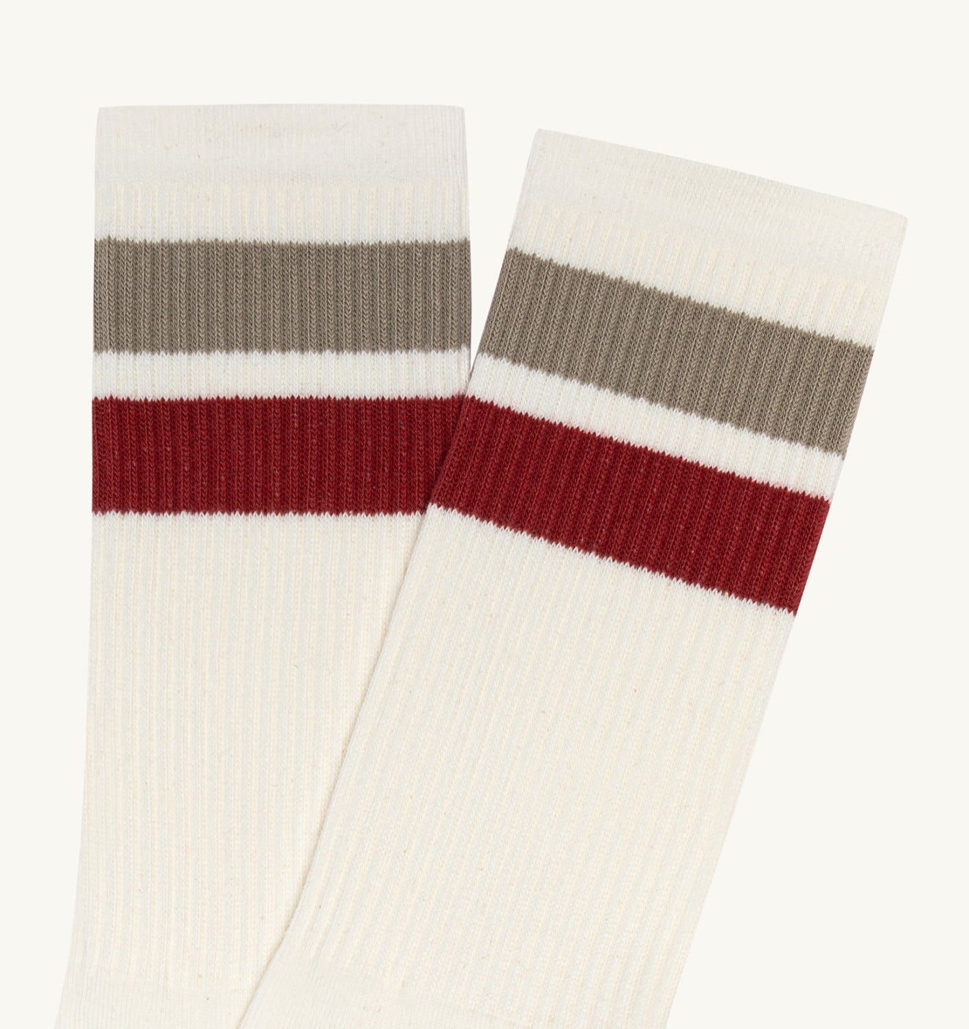 STRIPED JACQUARD LOGO SOCKS UNISEX