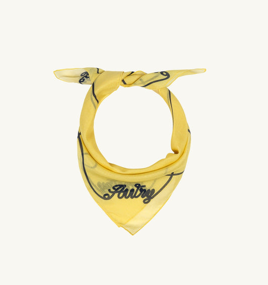 FOULARD SCARF IN COTTON AND SILK UNISEX