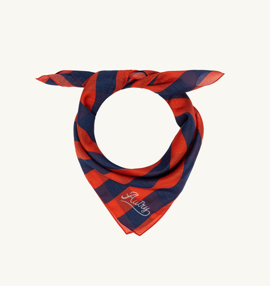 FOULARD SCARF IN COTTON AND SILK UNISEX