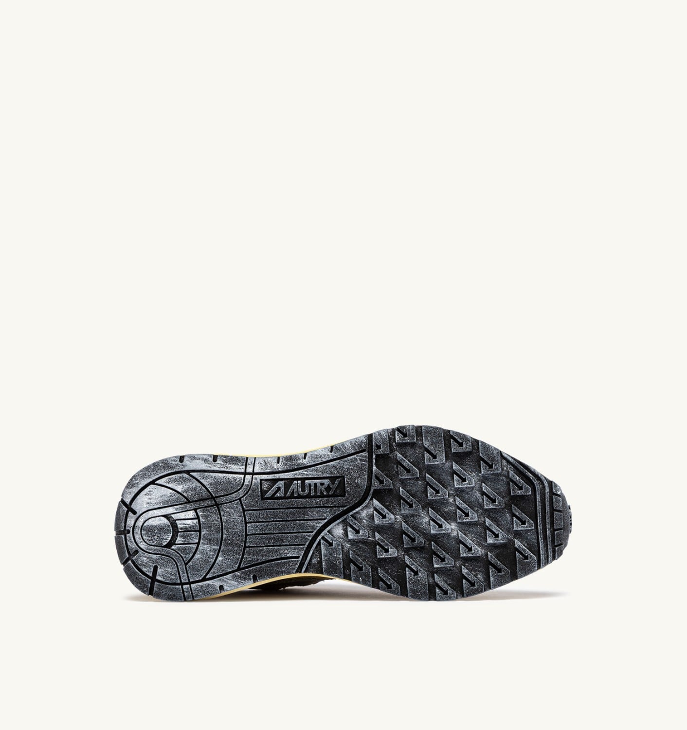 REELWIND LOW SNEAKERS IN FOAM SUGAR AND COVERT GREEN NYLON AND SUEDE