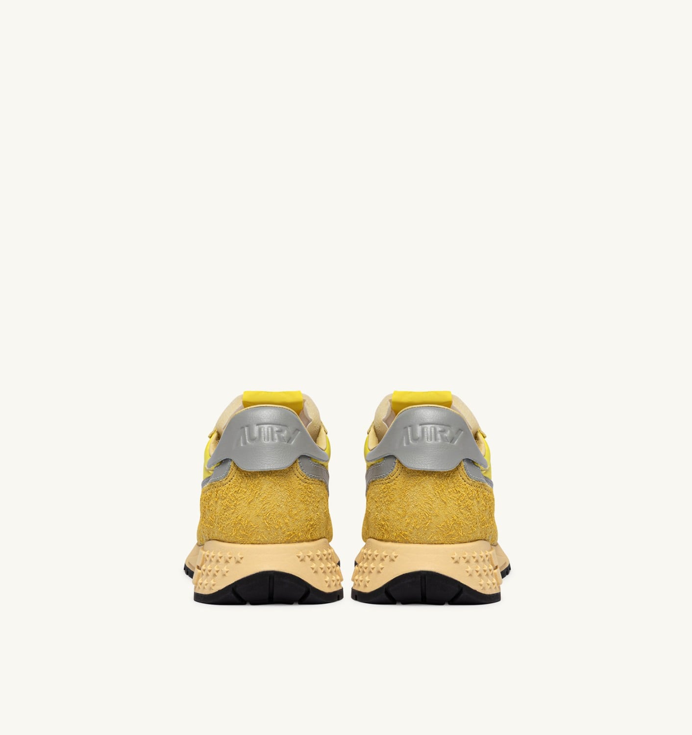 REELWIND LOW SNEAKERS IN POPCORN AND VAPOR NYLON AND SUEDE