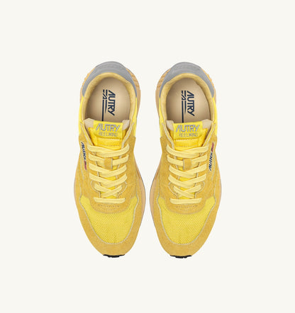 REELWIND LOW SNEAKERS IN POPCORN AND VAPOR NYLON AND SUEDE