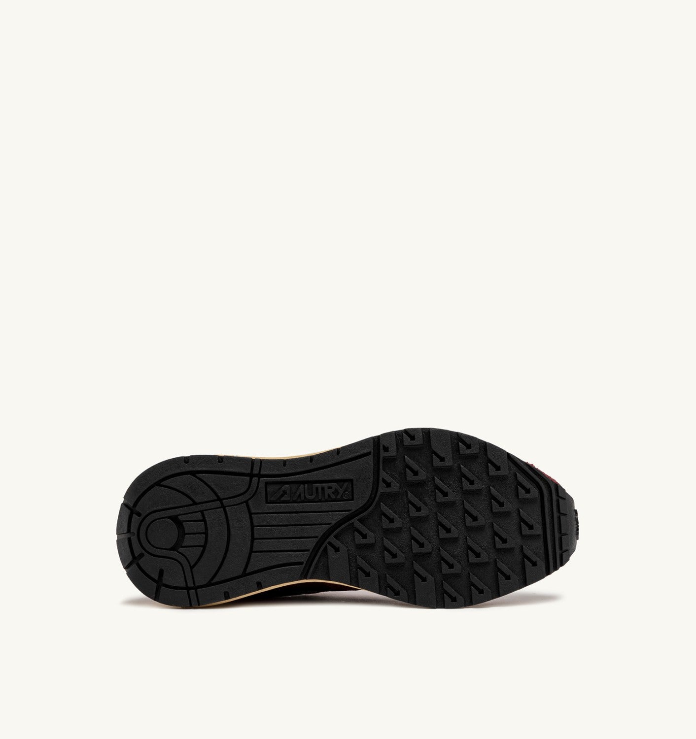 REELWIND LOW SNEAKERS IN NYLON SUEDE AND LEATHER COLOR ROUNGE AND CORDOVAN