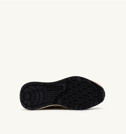 REELWIND LOW SNEAKERS IN PEPPER AND WHITE NYLON AND SUEDE