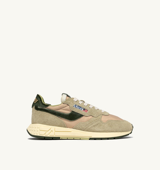 REELWIND LOW SNEAKERS IN NYLON AND SUEDE COLOR SPONGE AND GREEN