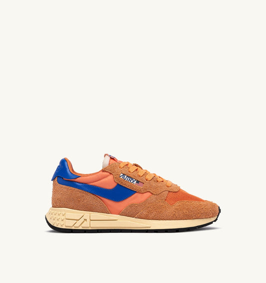 REELWIND LOW SNEAKERS IN CANOVA AND STRONG BLUE NYLON AND SUEDE