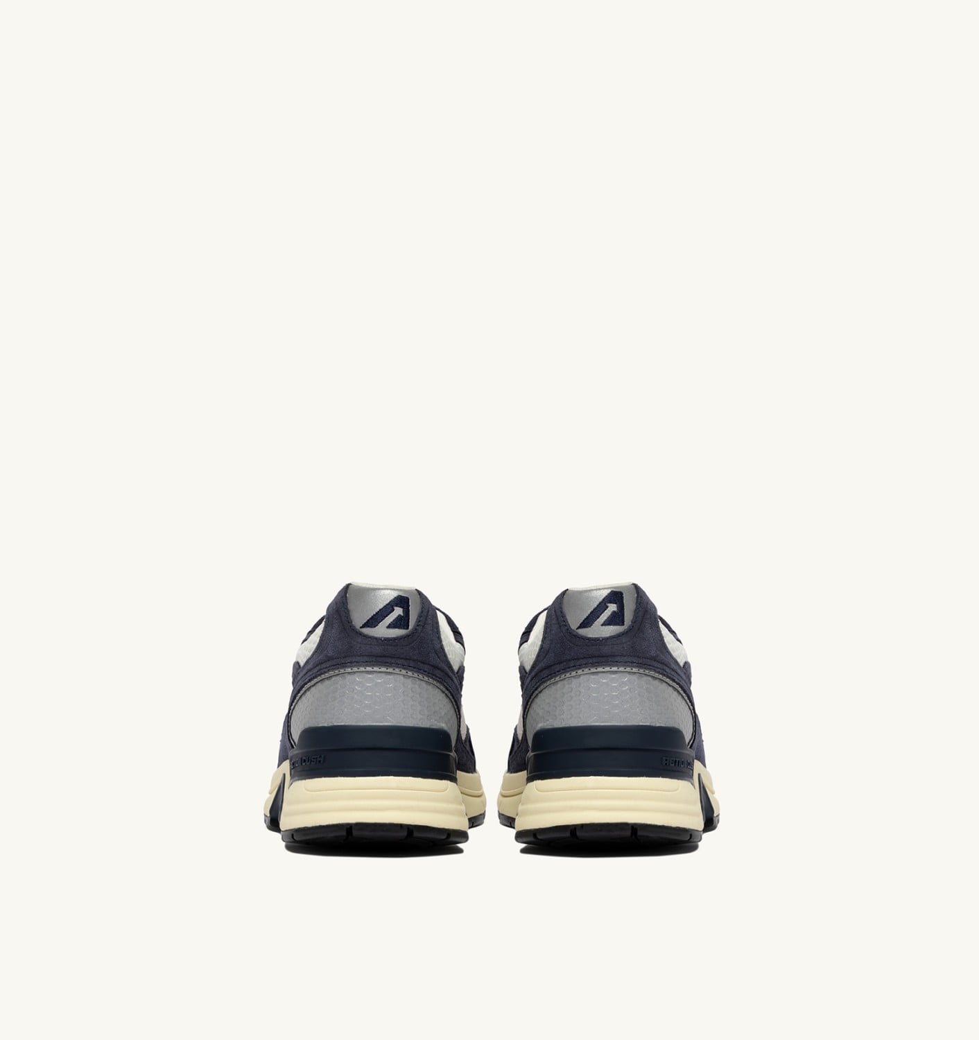 HYPERWAY SNEAKERS IN SPACE BLUE AND SILVER MESH AND SUEDE