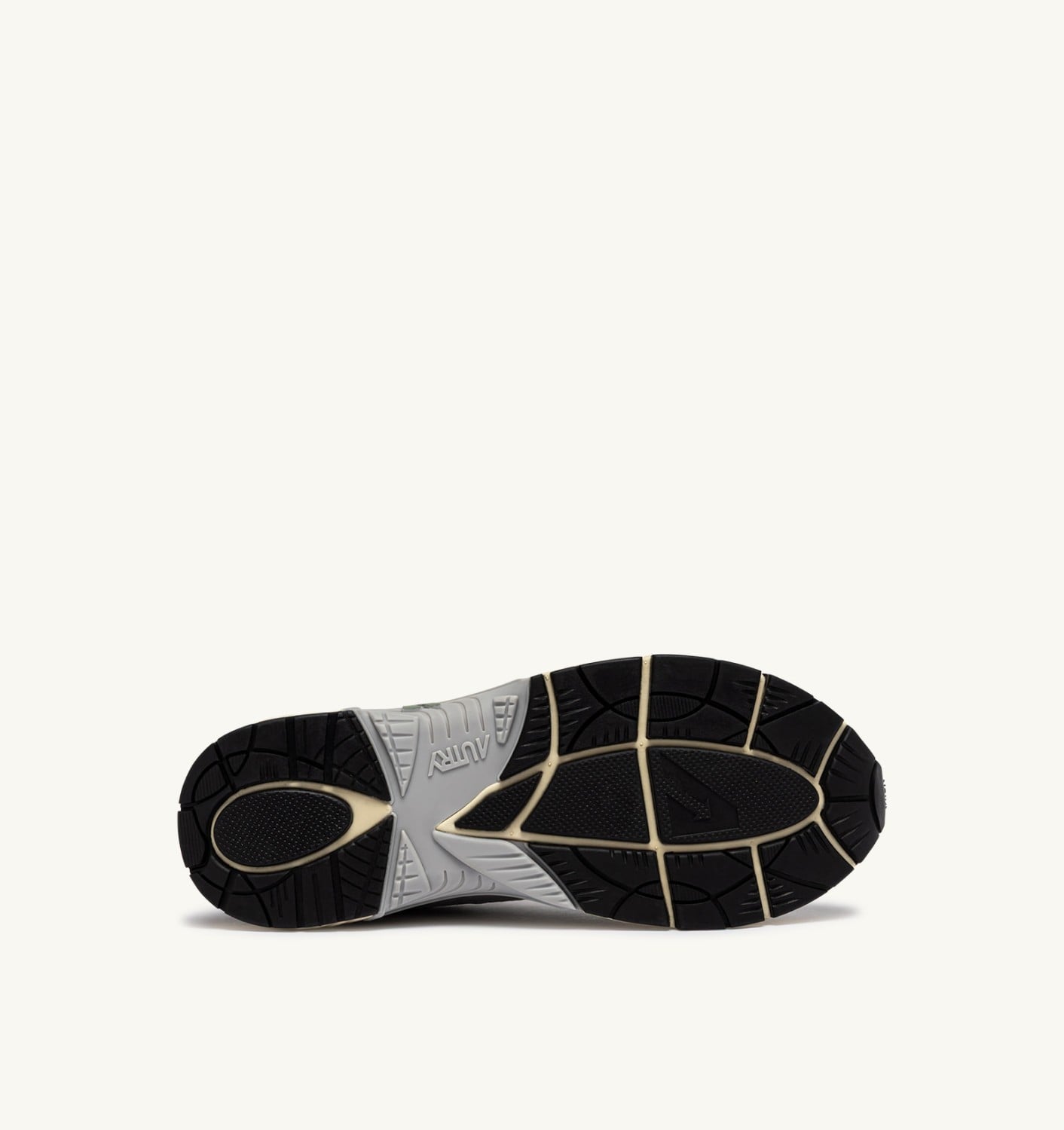 HYPERWAY SNEAKERS IN SILVER, TEA AND BLACKENED PEARL SYNTHETIC LEATHER AND MESH