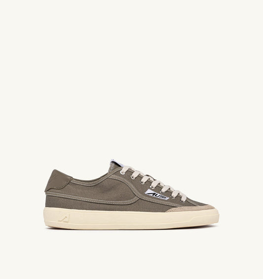 WINDSCAPE LOW SNEAKERS IN MILITARY CANVAS
