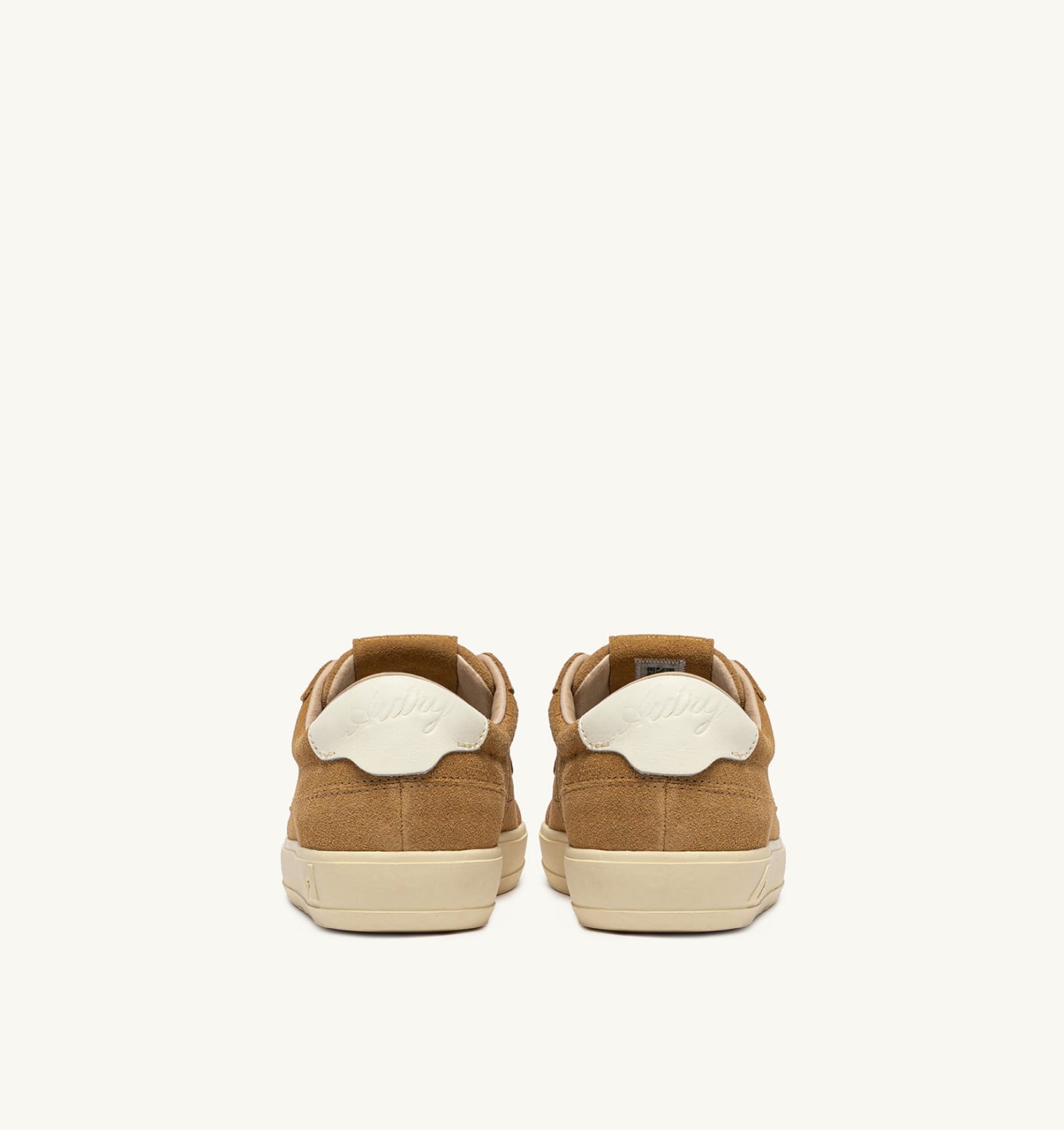 WINDSCAPE LOW SNEAKERS IN COPPER BROWN AND MARSHMALLOW SUEDE