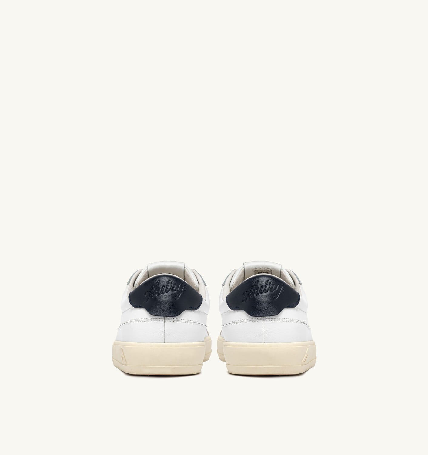 WINDSCAPE LOW SNEAKERS IN WHITE AND SPACE LEATHER