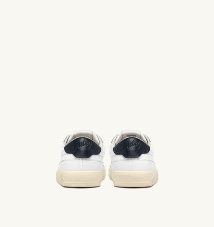 WINDSCAPE LOW SNEAKERS IN WHITE AND SPACE LEATHER