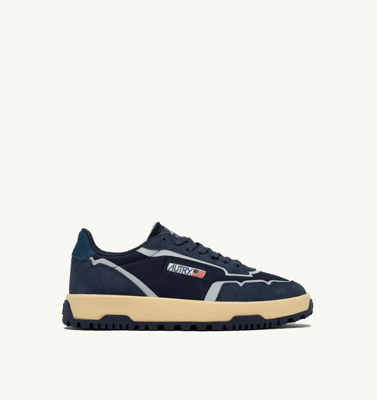 WILDPACE LOW SNEAKERS IN BLUETTE DRAGON MESH AND SUEDE