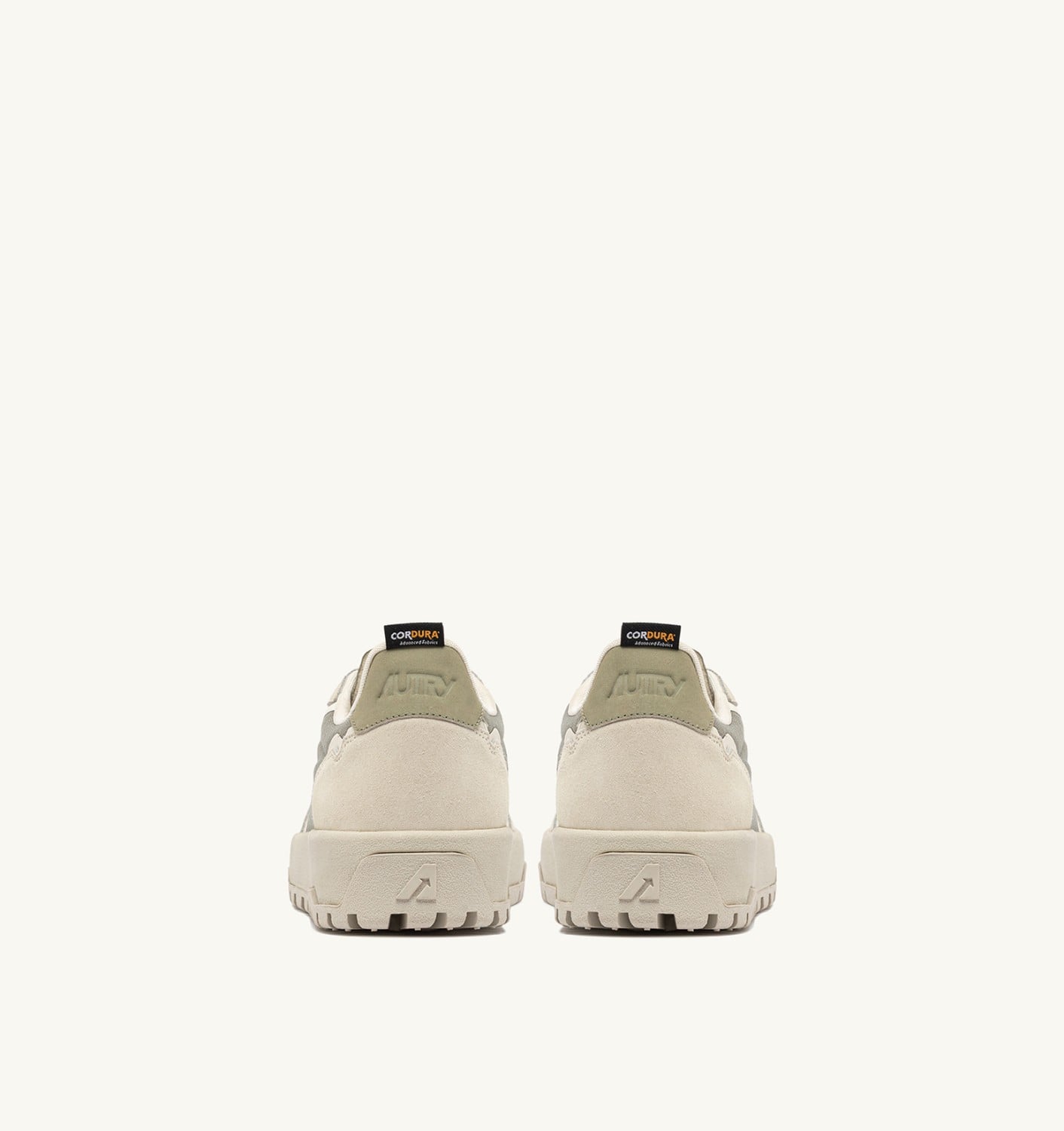 WILDPACE LOW SNEAKERS IN ELM AND WHITE CORDURA AND SUEDE