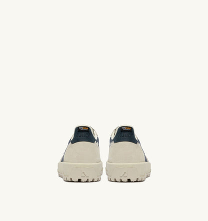 WILDPACE LOW SNEAKERS IN WHITE AND SPACE BLUE CORDURA AND SUEDE