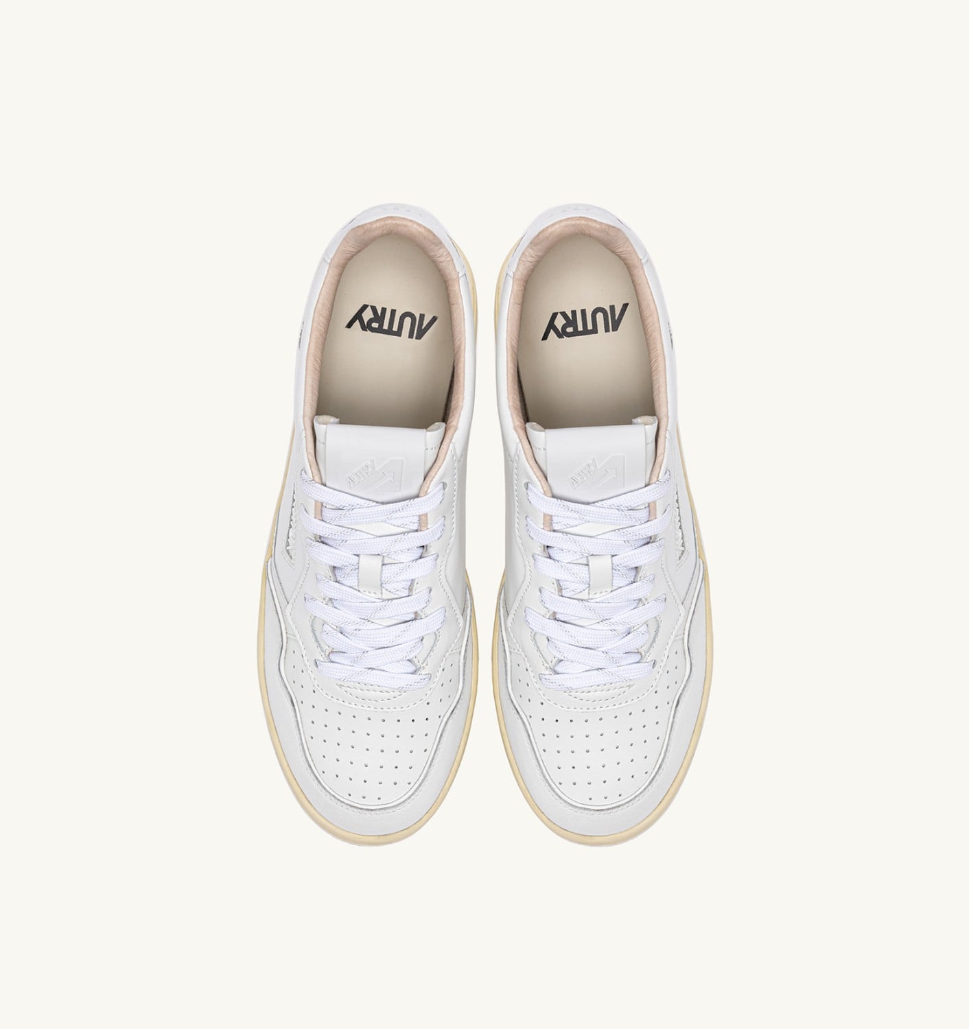 GOLF LOW SNEAKERS IN WHITE LEATHER
