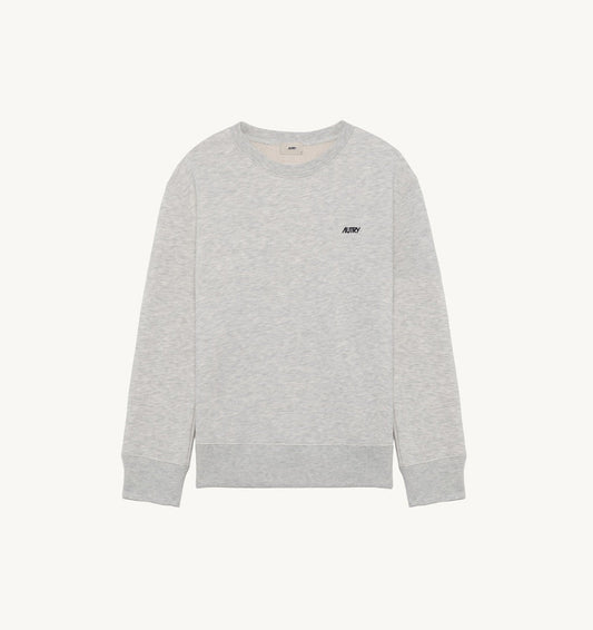 EMBROIDERED LOGO CREWNECK SWEATSHIRT MAN