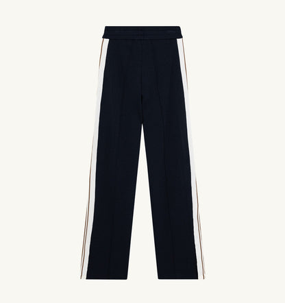 KNITTED TENNIS VISCOSE JOGGERS MAN
