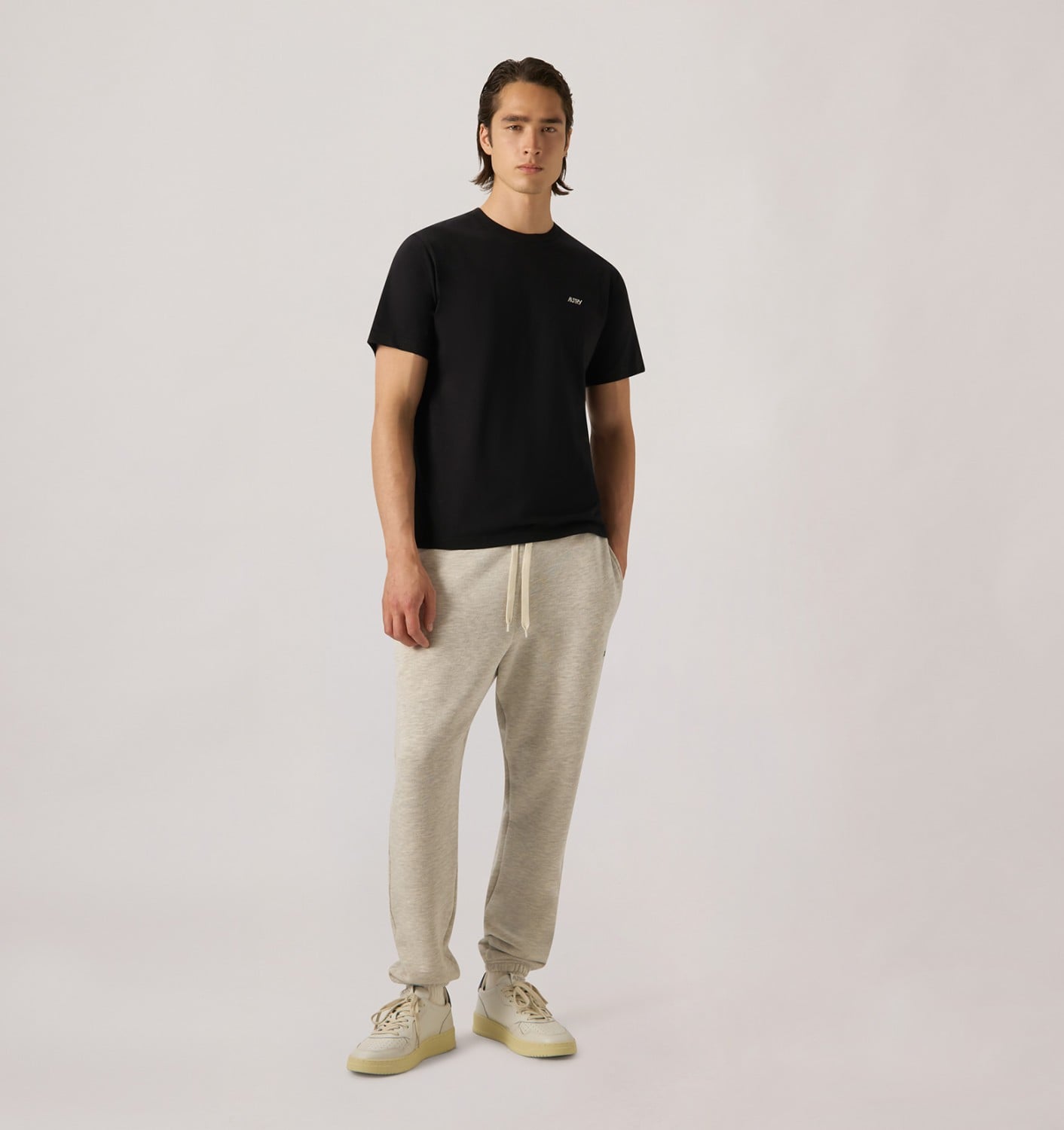 EMBROIDERED LOGO SWEATPANTS MAN