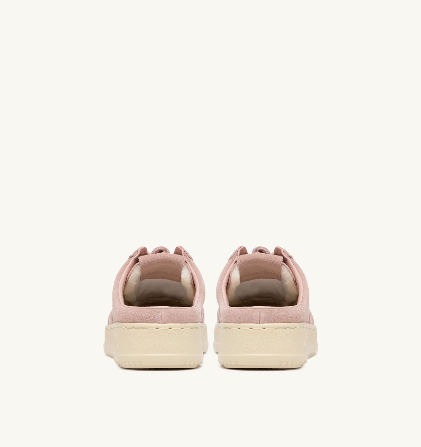 MEDALIST MULE SNEAKERS IN SILK SUEDE