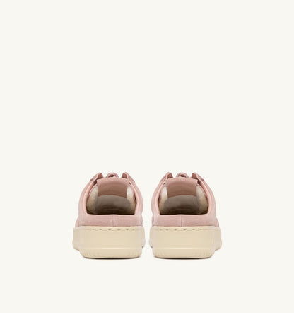 MEDALIST MULE SNEAKERS IN SILK SUEDE